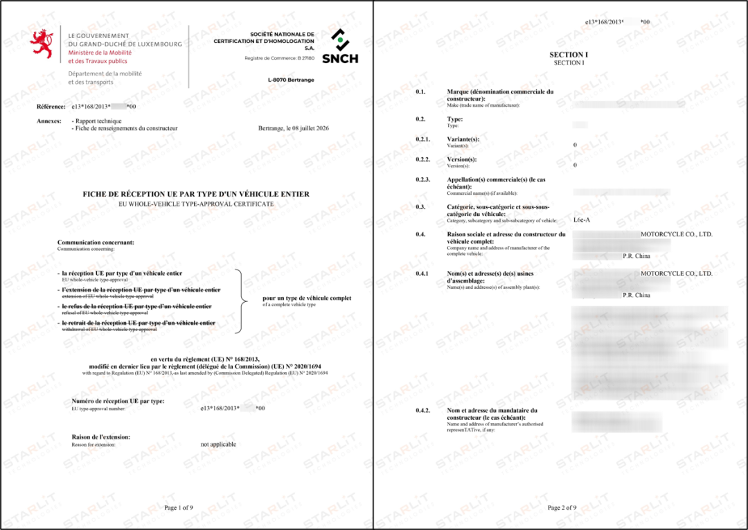 ｜星荣动态｜协助多家车辆制造商成功取得电动高尔夫球车欧盟e-mark认证和美国CARB/DOT认证证书(图1)